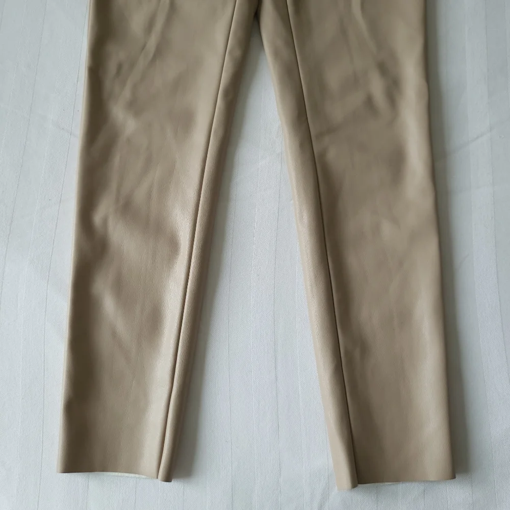 DKNY Faux Leather Leggings/Pants - Picture 9 of 13